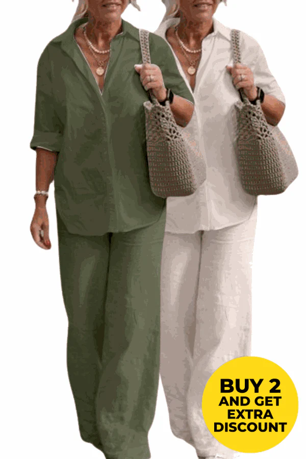 The Relaxed Shirt & Trousers Two-Piece Set - Image 38