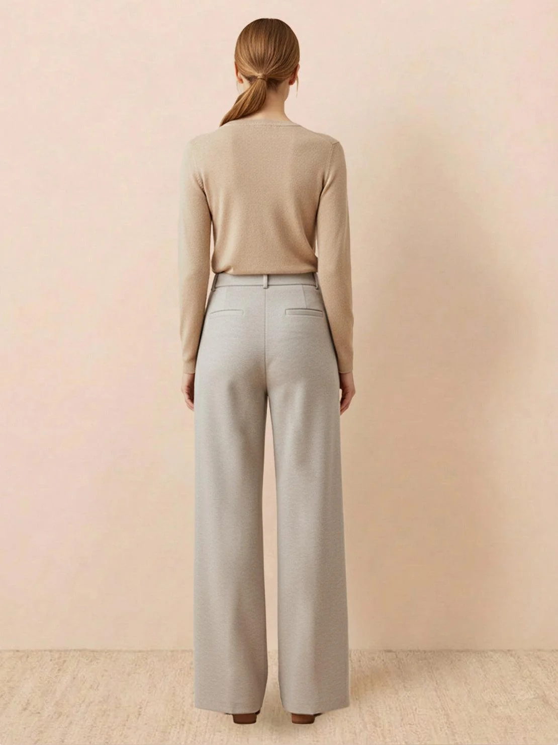 Thermal Wool Blend Trousers - Image 10