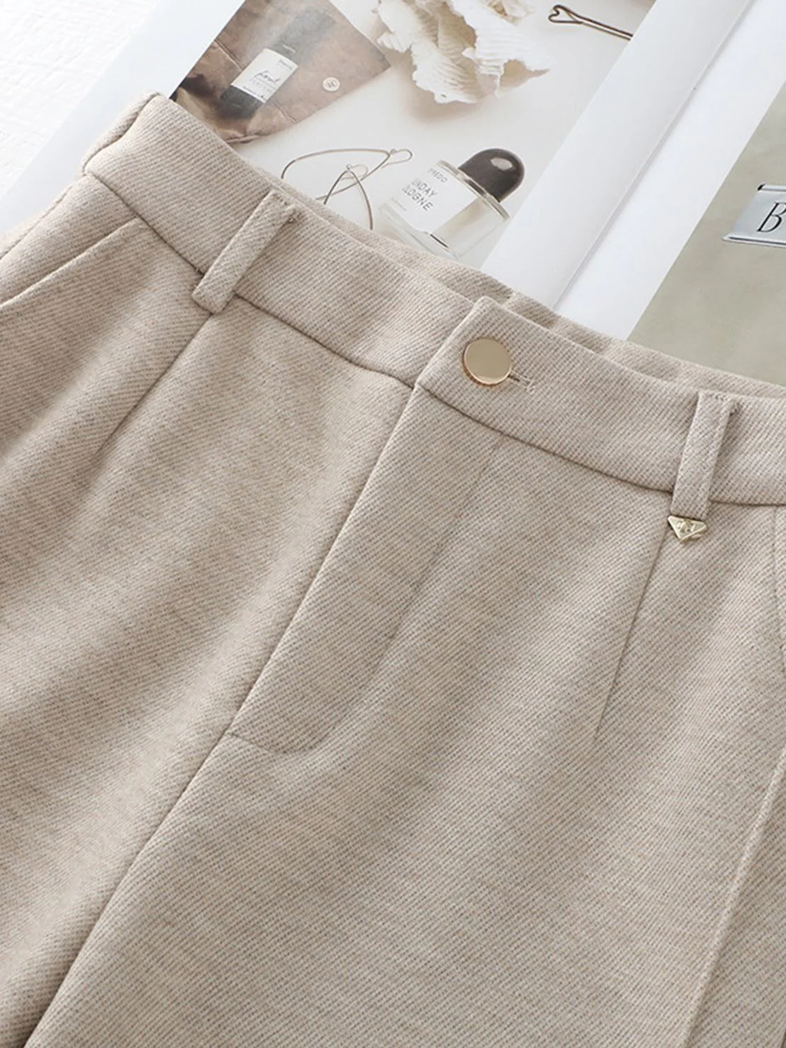 Thermal Wool Blend Trousers - Image 13