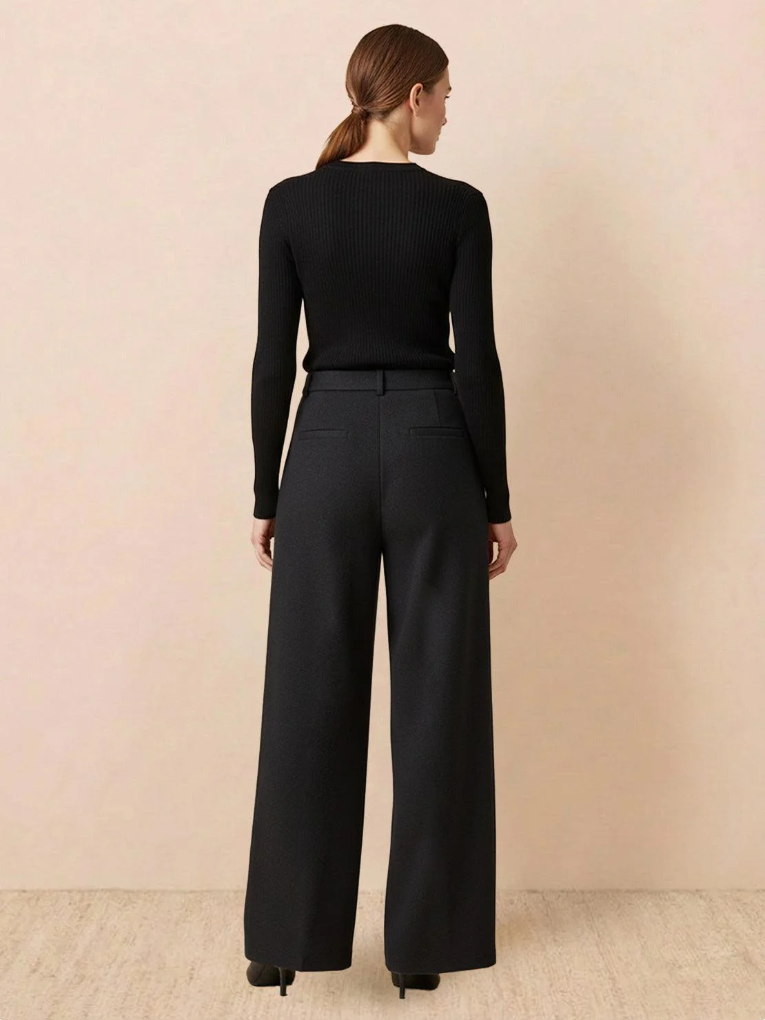 Thermal Wool Blend Trousers - Image 17