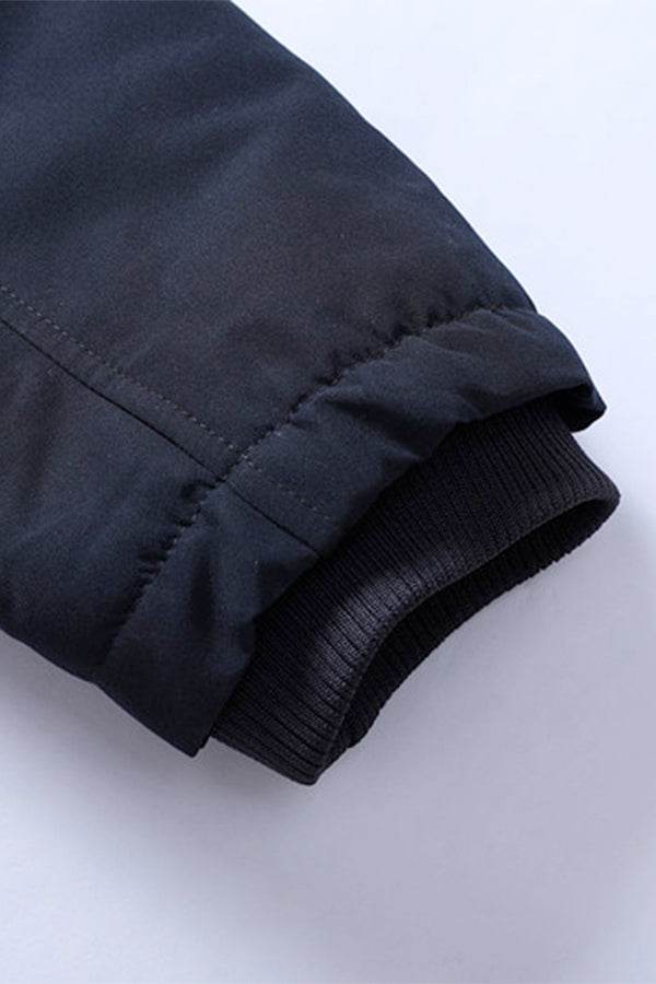 Thick Long-Sleeve Zipper Overcoat - Image 12