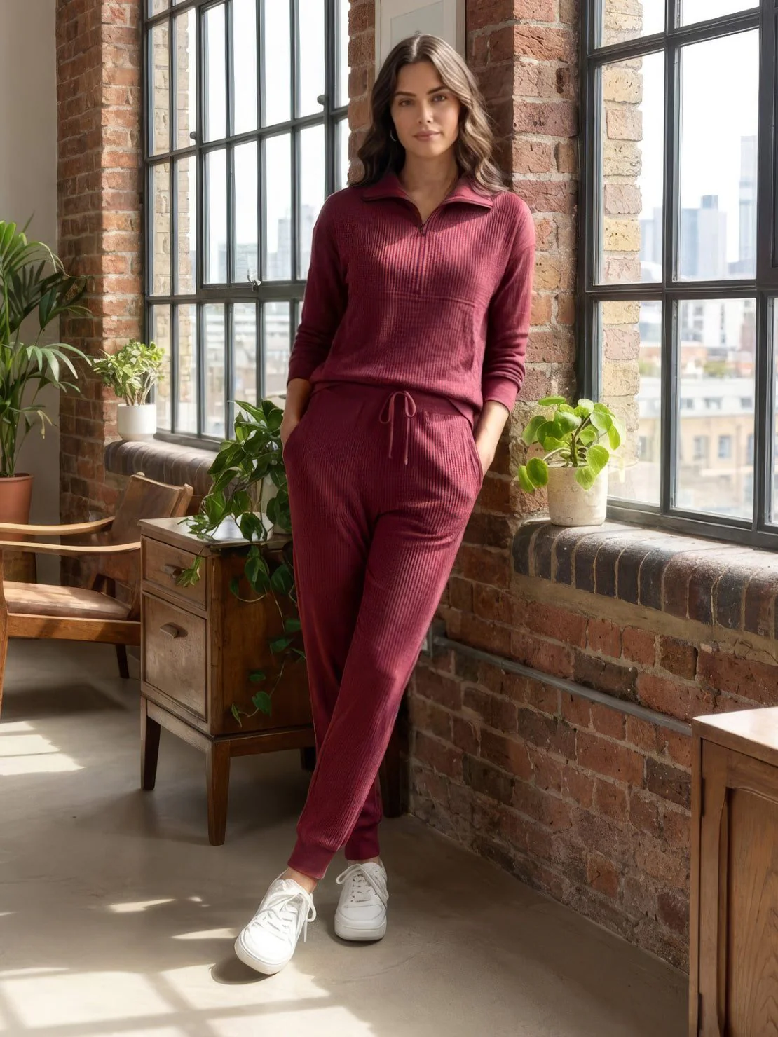 Unisex Half-Zip Sweat Set - Image 20