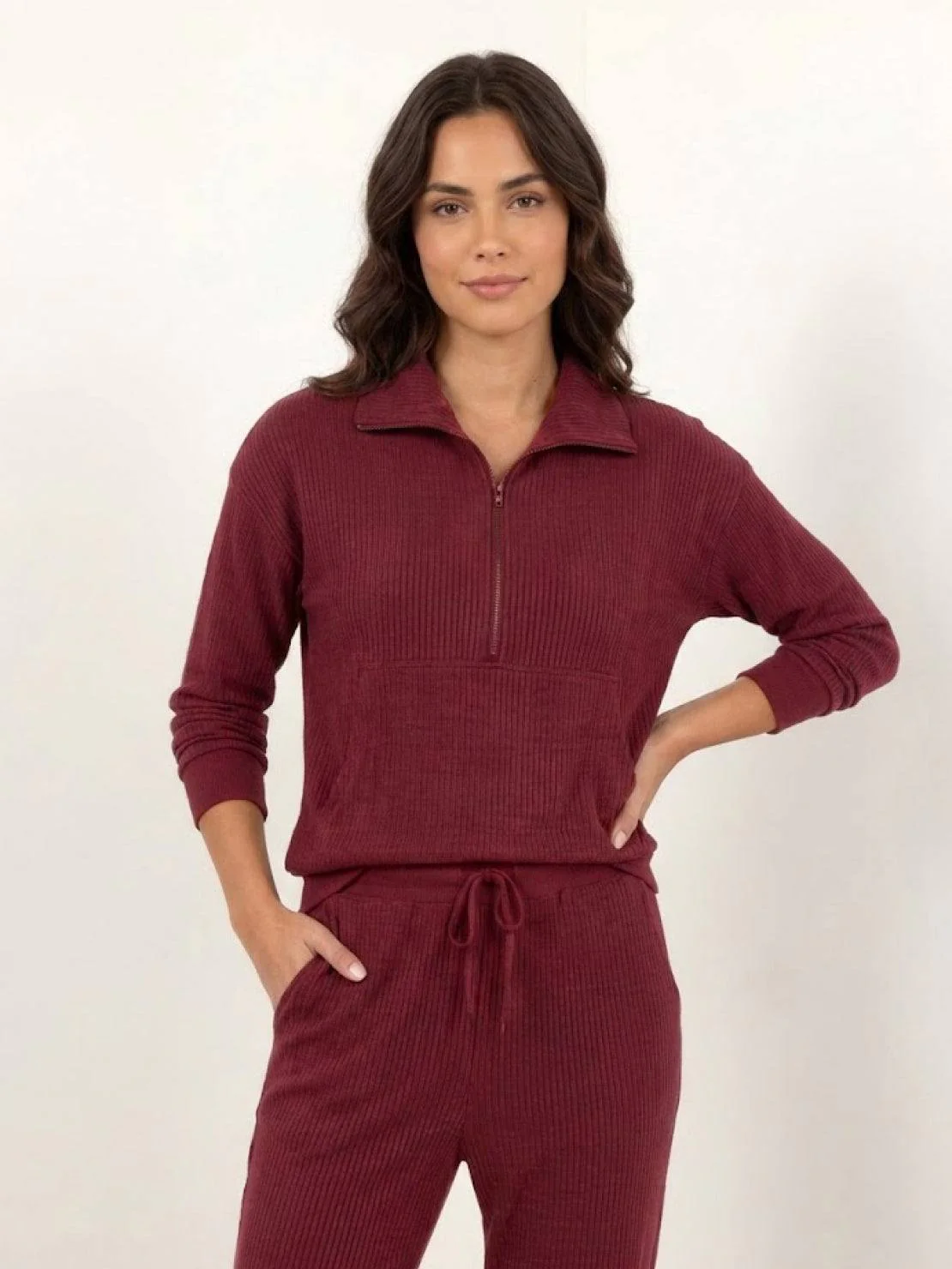 Unisex Half-Zip Sweat Set - Image 23