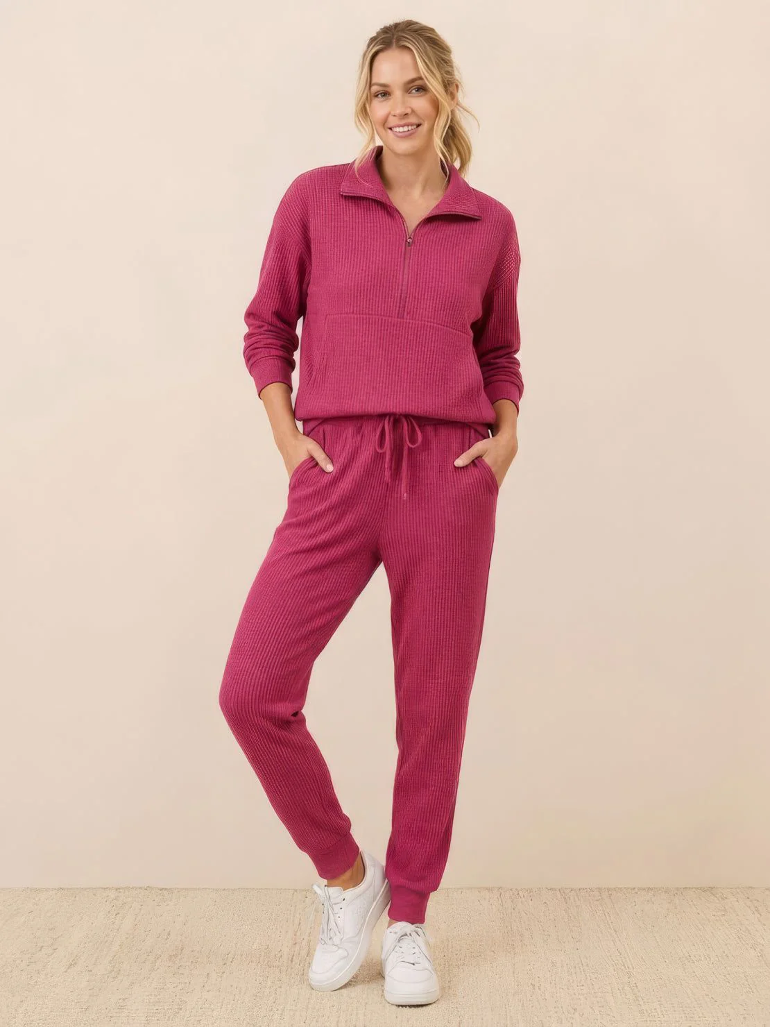 Unisex Half-Zip Sweat Set - Image 37