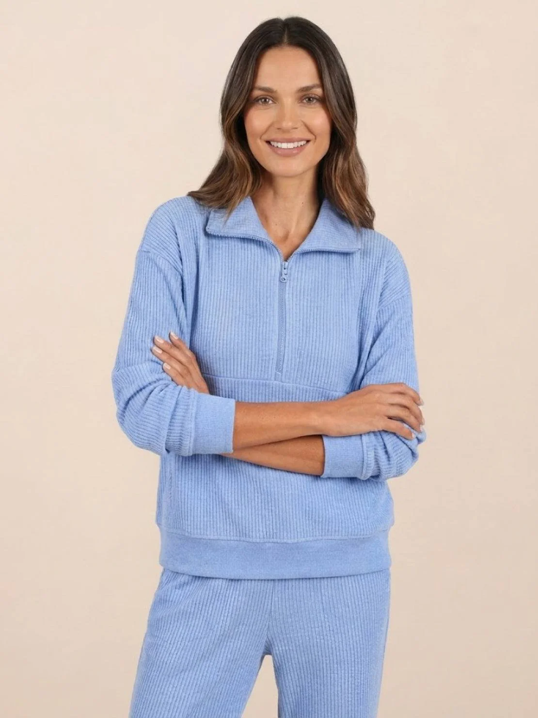 Unisex Half-Zip Sweat Set - Image 5