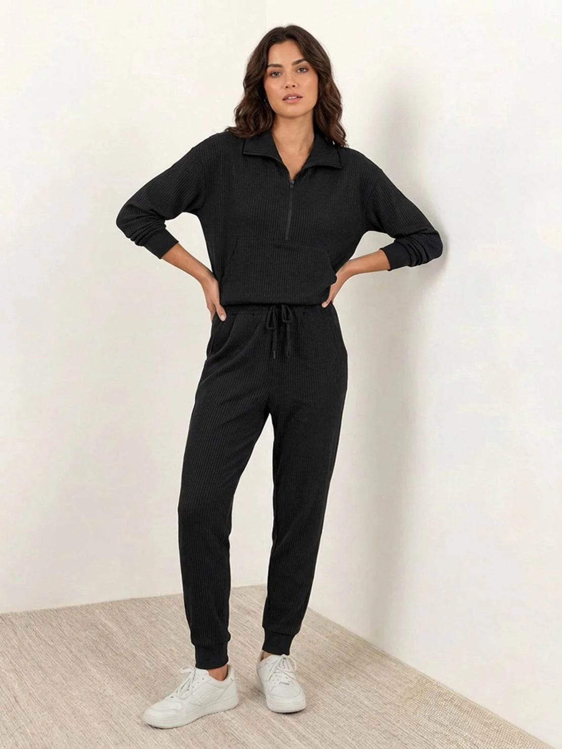 Unisex Half-Zip Sweat Set - Image 61