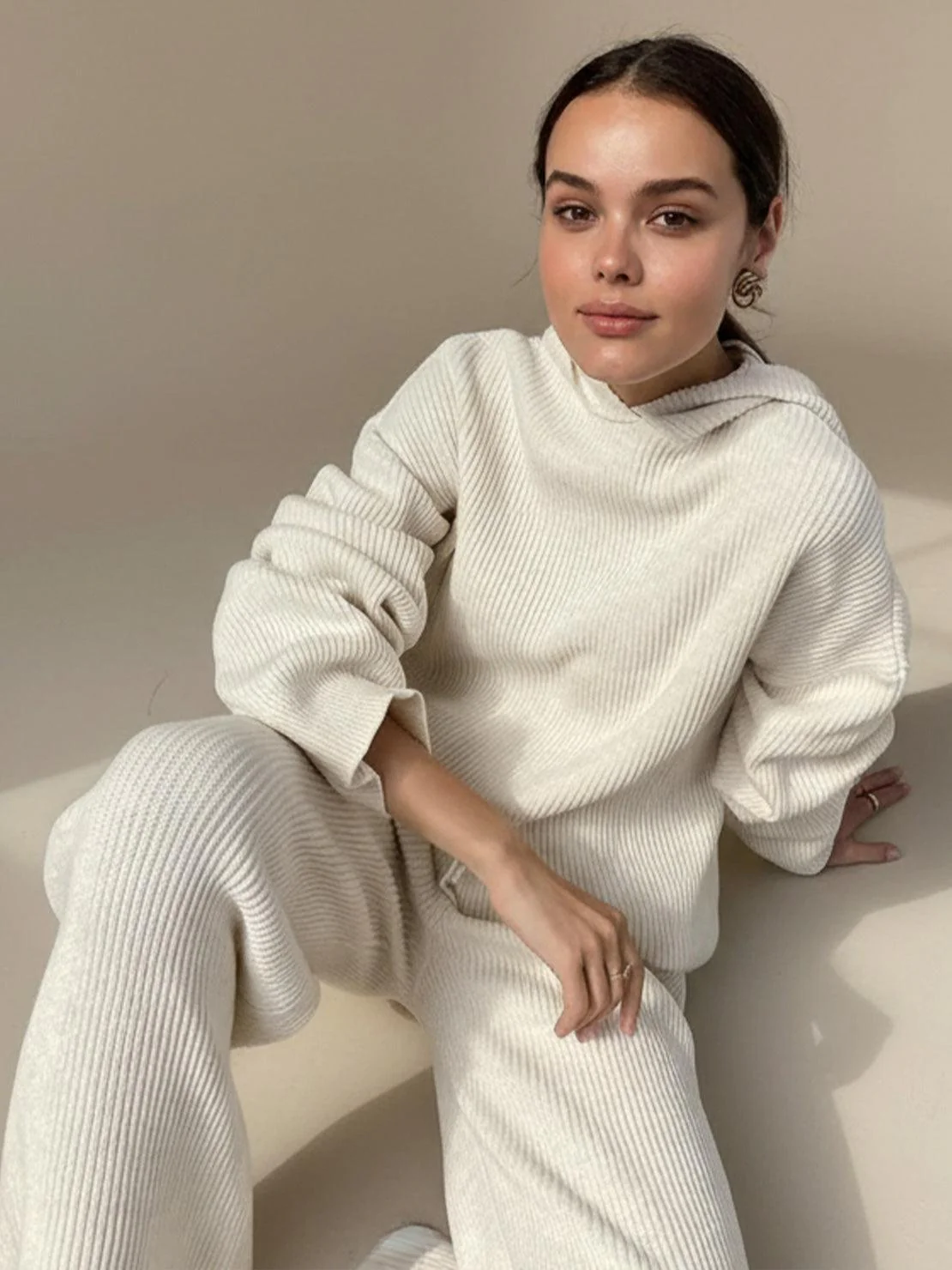 Waffle-Knit Two-Piece - Image 19