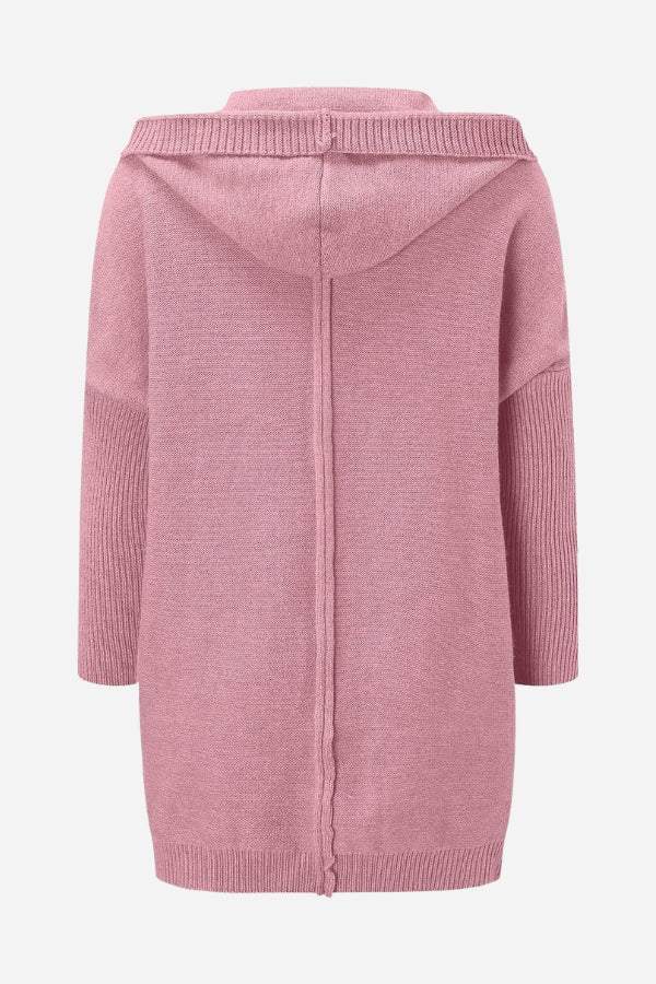 Warm Oversized Hooded Cardigan - Image 4