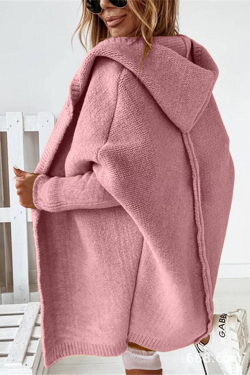 Warm Oversized Hooded Cardigan - Image 5