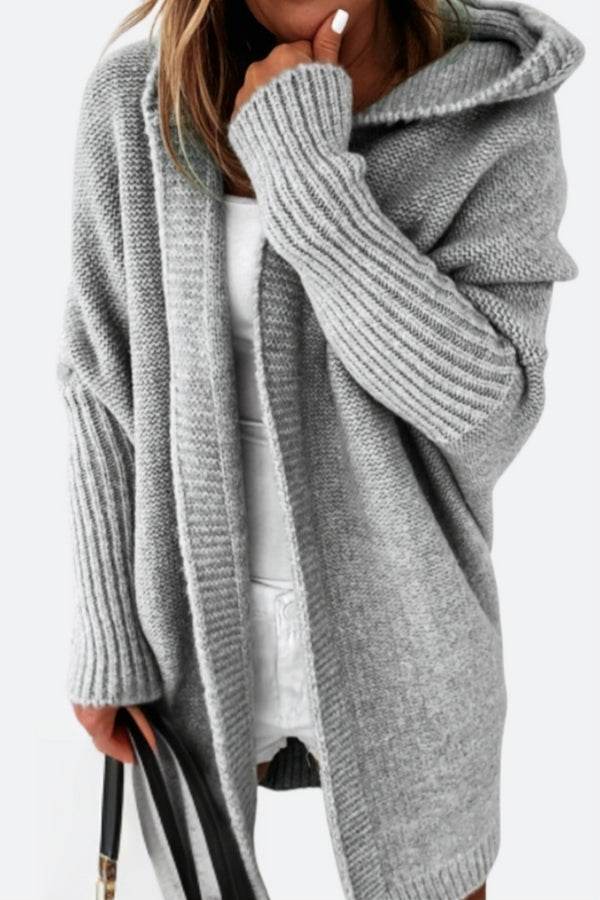Warm Oversized Hooded Cardigan - Image 7