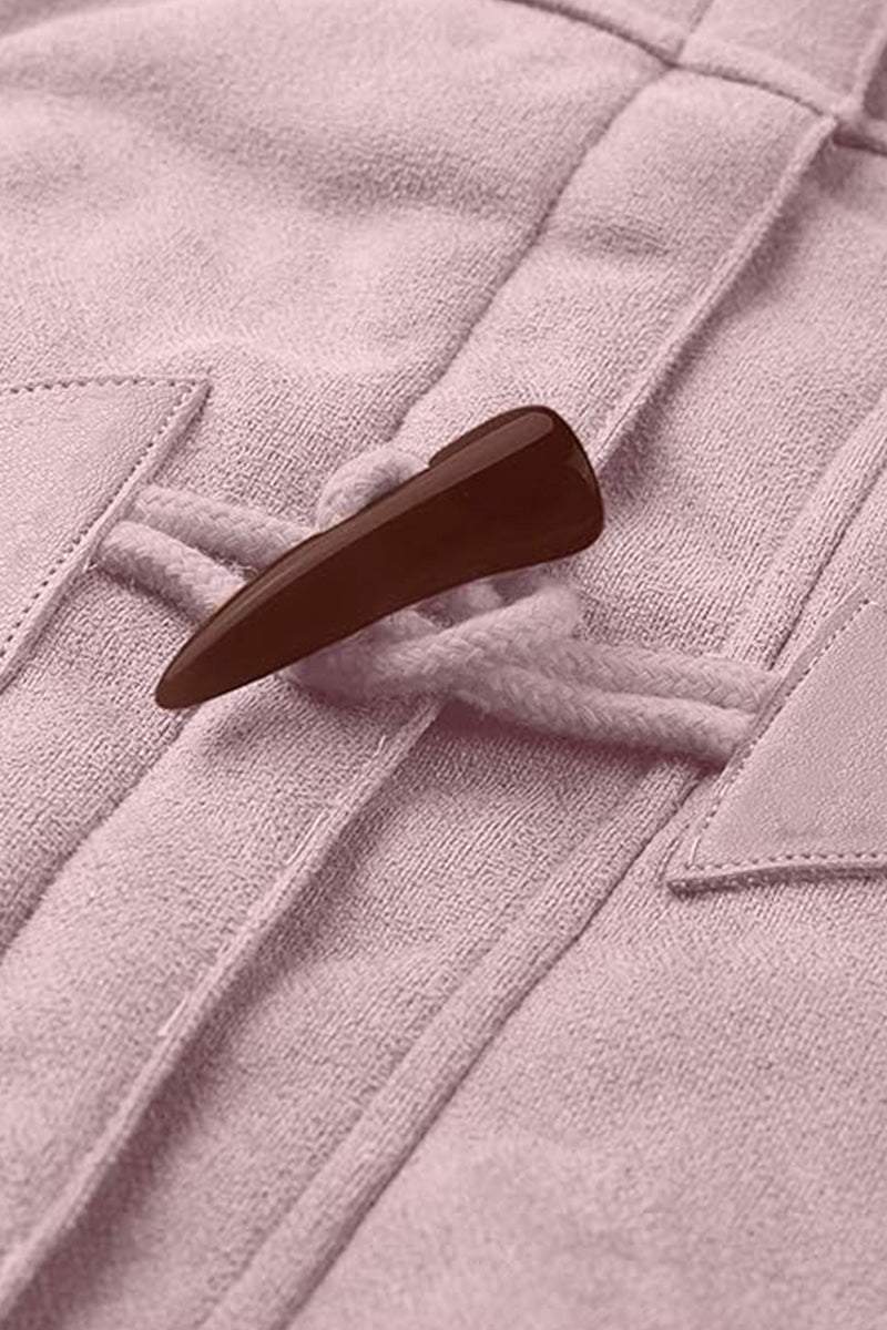 Warm Toggle Button Hooded Coat - Image 25