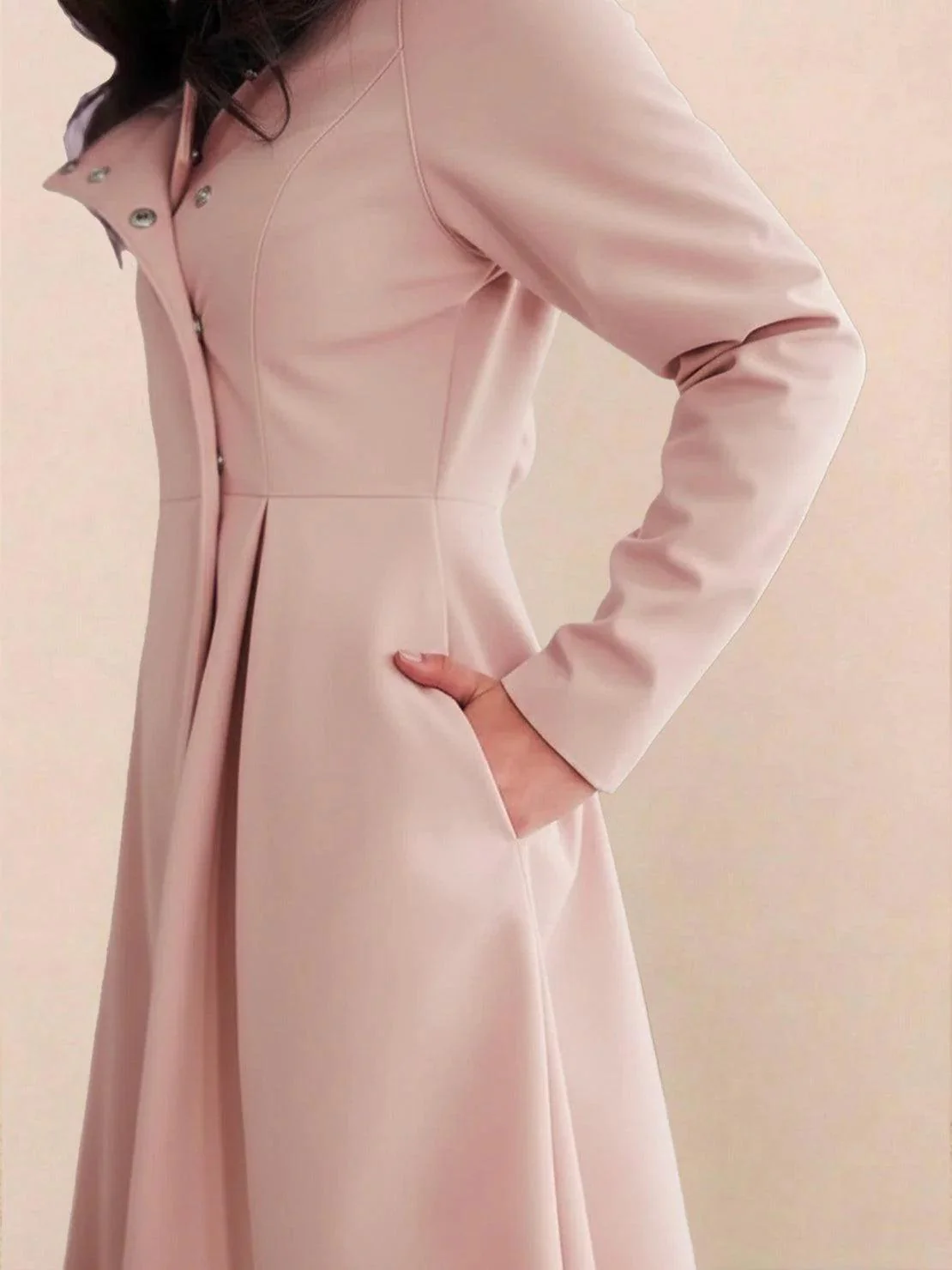 Water-Repellent Rain & Shine A-Line Hooded Raincoat - Image 29