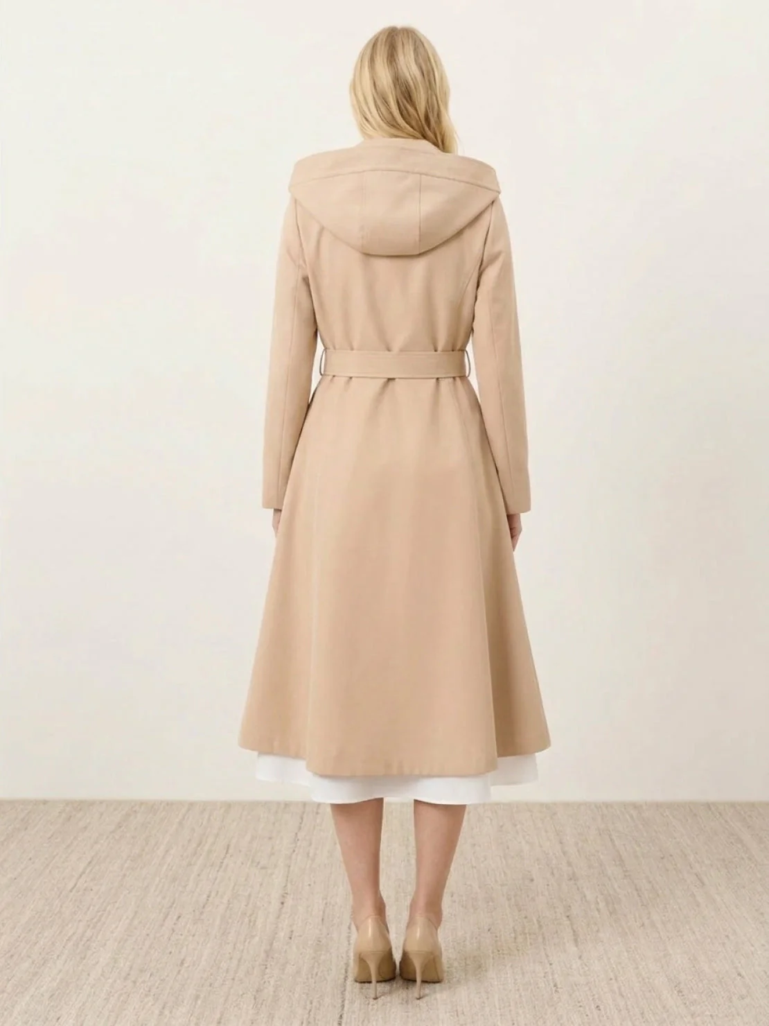 Water-Repellent Rain & Shine A-Line Hooded Raincoat - Image 33