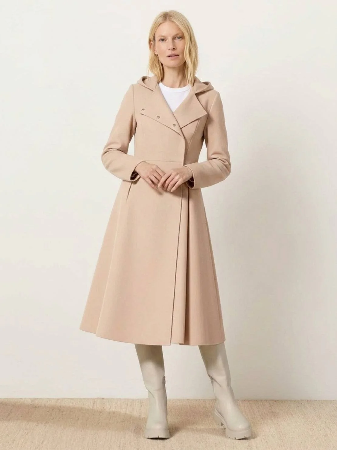 Water-Repellent Rain & Shine A-Line Hooded Raincoat - Image 34