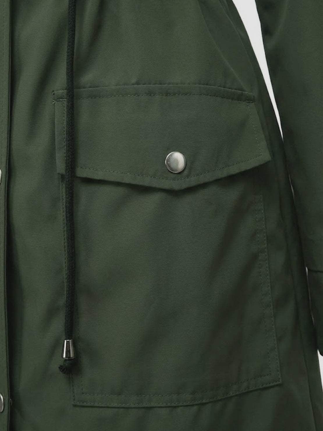 Water Resistant Hooded Striped Windbreaker Rain Jacket - Image 36