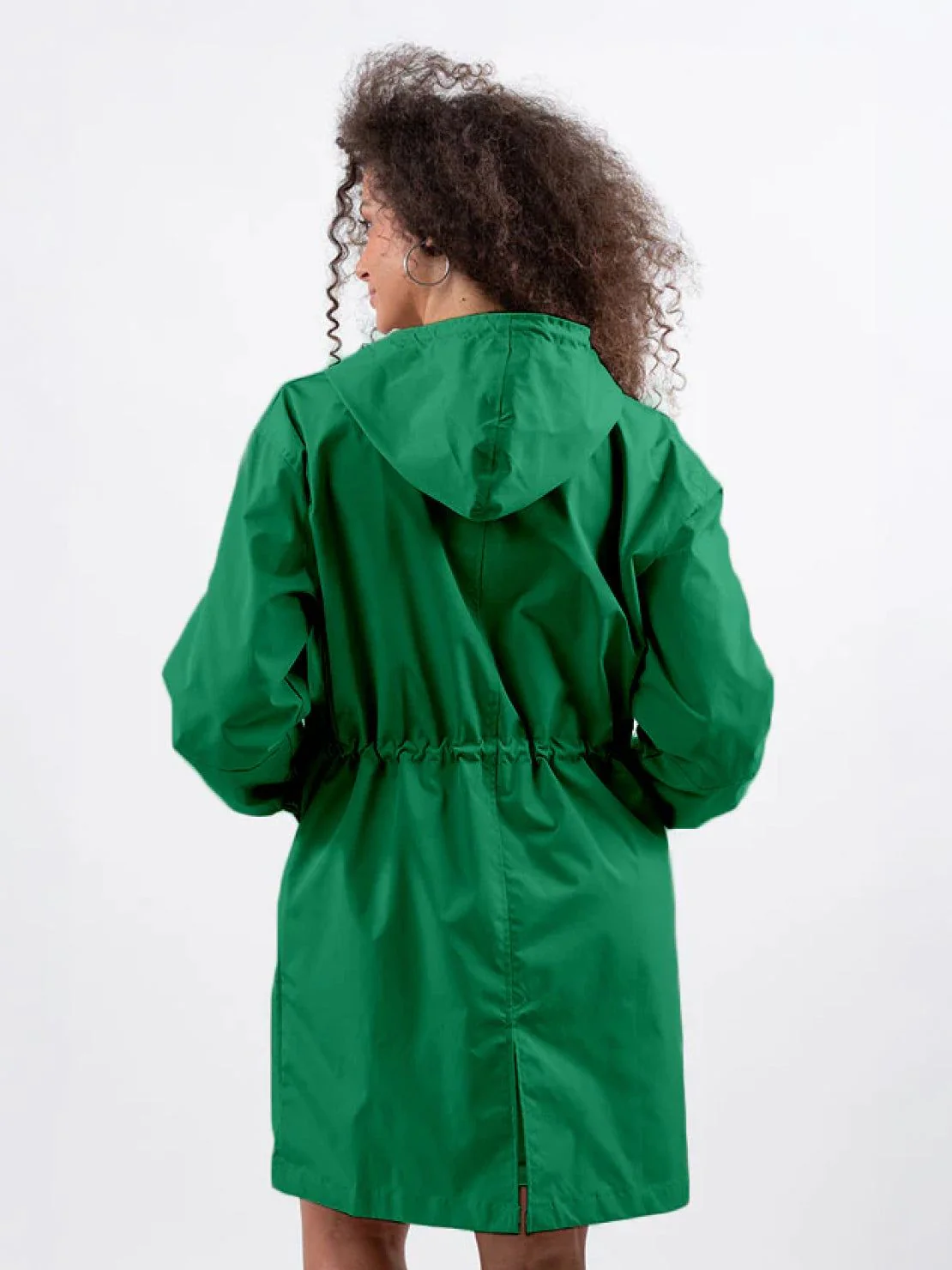 Water Resistant Oversized Hooded Windbreaker Rain Jacket - Image 57