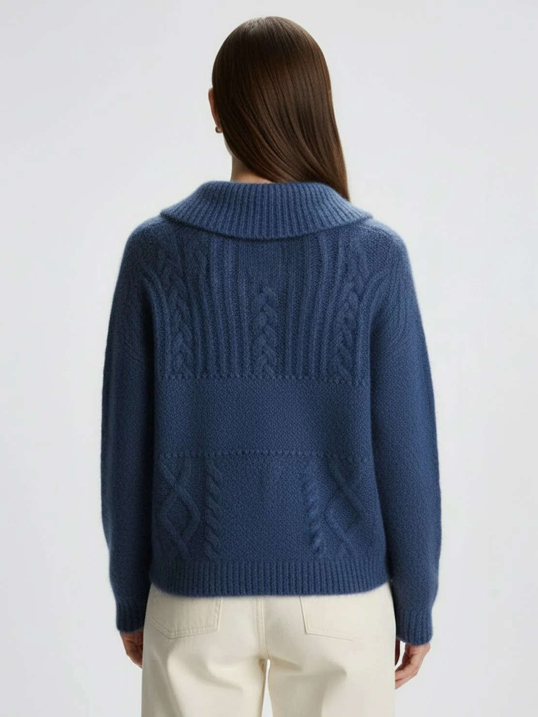 Wool-Blend Button-Front Cardigan - Image 24